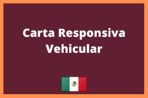 Carta Responsiva Vehicular
